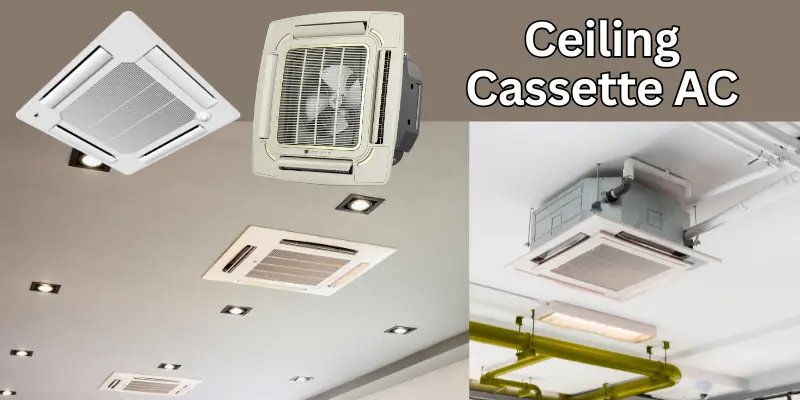 Ceiling Cassette Ac Ceiling Cassette Air Conditioners Installed Inside The Ceiling For Even Room Cooling.