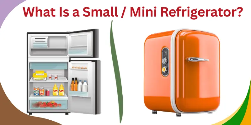 What Is A Small Mini Refrigerator Two Mini Fridges Side By Side Showing Different Styles And Designs.